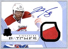 P.K. Subban 2011-12 UD The Cup Signatures Auto Patch /75 #SP-PS *RG* Montreal
