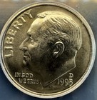 1995-D Roosevelt Dime ICG MS69 Mackenzie Dickey President Signed Label Gem BU — photo 5