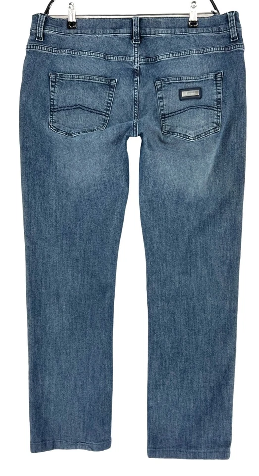 Armani Collezioni Herren Slim Fit Ziply Gerade Jeans Größe W38 L32 - Bild 3 von 4