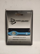 Power Balance Performance Technology Wristband Size Large 20.5cm Blue