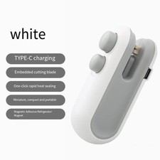 2 In 1 Mini Bag Sealer USB Charging Clip Sealing Machine for Food Preservation