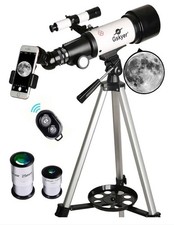 70mm Aperture 400mm AZ Mount Astronomical Refracting Telescope New