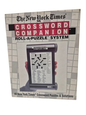 Vintage NYT Crossword Companion Roll-A-Puzzle System   Works Great