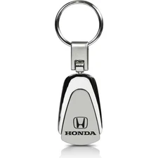 , INC. Officially Licensed Silver Teardrop Key Fob for Honda