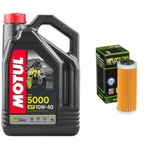 FE450 4T Motul 5000 10w40 4L Oil Filter Kit Husqvarna FE 450 2016 8.73 per litre