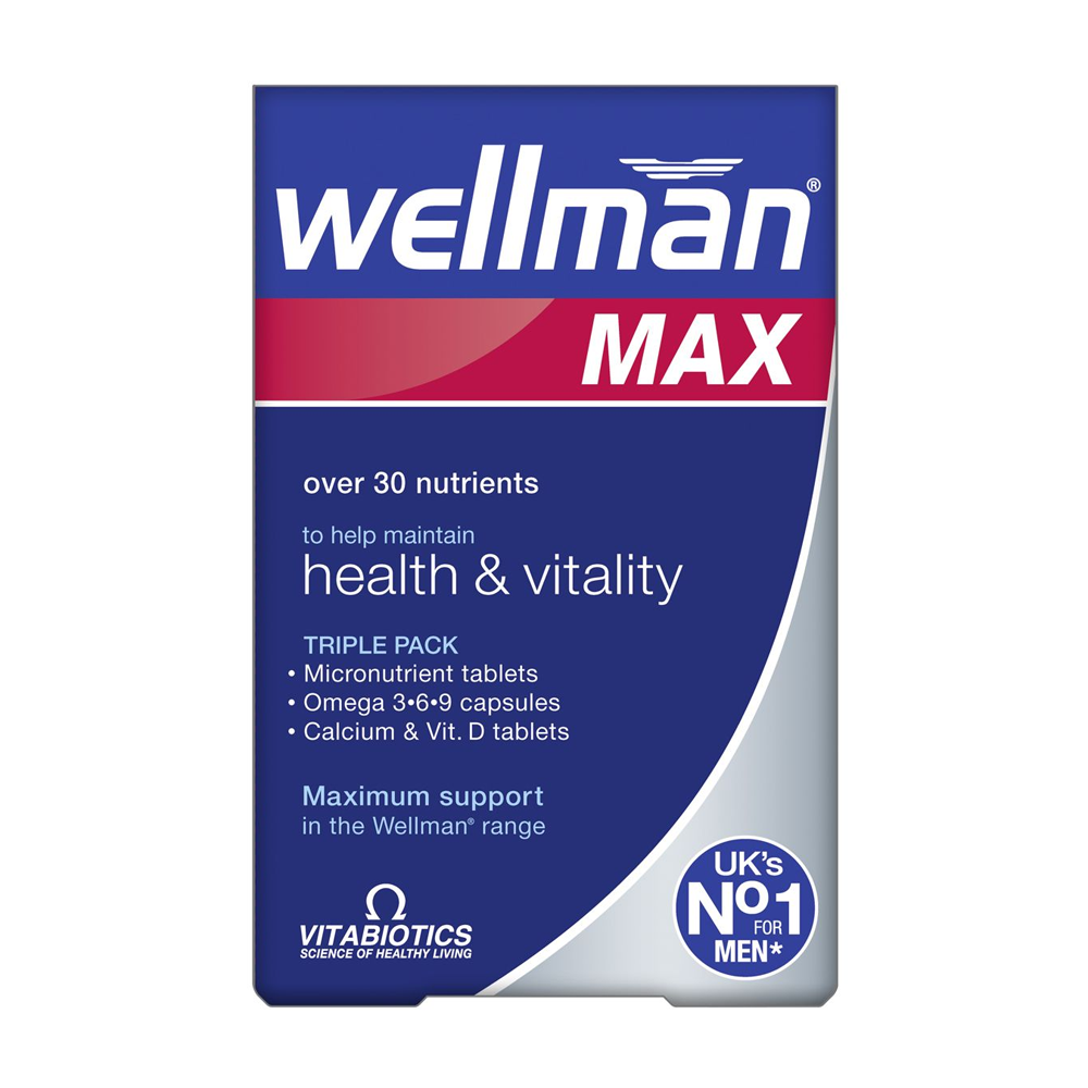 Vitabiotics Wellman Max 84 Tablets