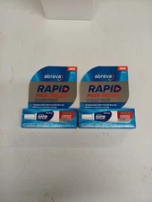 Abreva Rapid Pain Relief Cold Sore Treatment 3g Each Exp 5/2026 -  2 Pack