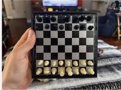 Magnetic Travel Chess Set Mini Portable Folding Board Game Pocket Size 5.9''*