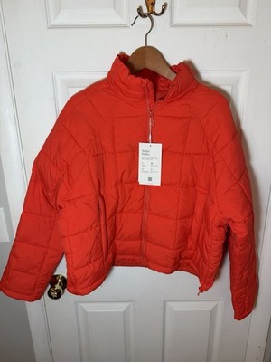 Halfdays Nellie Packable Puffer Women's Spritz Jacket Size Large MSRP $195