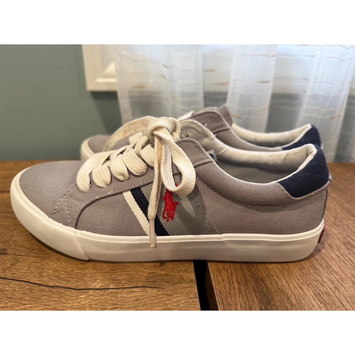 Polo Ralph Lauren Canvas Gray Shoes for Boys for sale | eBay display picture 3