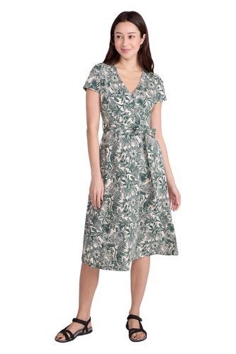 Mountain Warehouse Santorini Women's Midi Wrap Dress Summer Casual Ladies Outfit - Picture 11 of 40