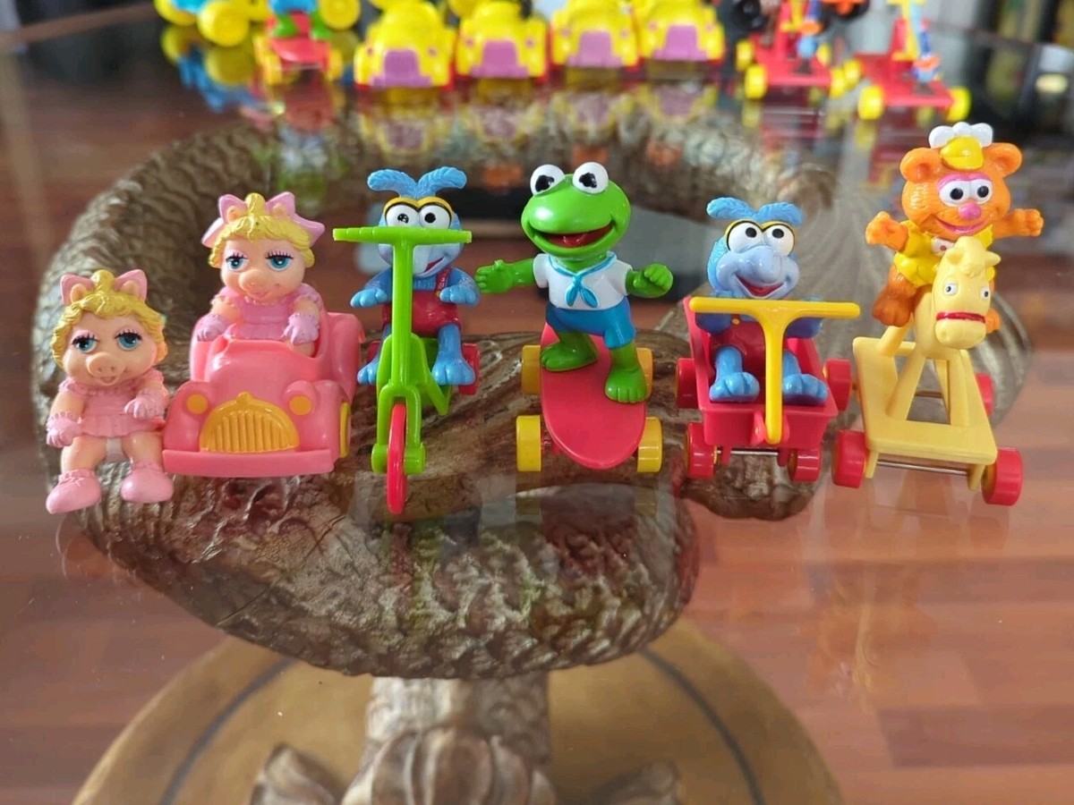 Vintage 1986 McDonald's Muppet Babies Happy Meal Lot Of 6/Figures