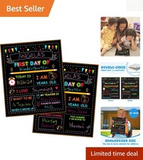 Reusable 12x10 First Day and Last Day of School Board  Create, Write, Capture