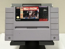 Super Nintendo SNES Bulls vs Blazers and the NBA Playoffs Authentic OEM Tested