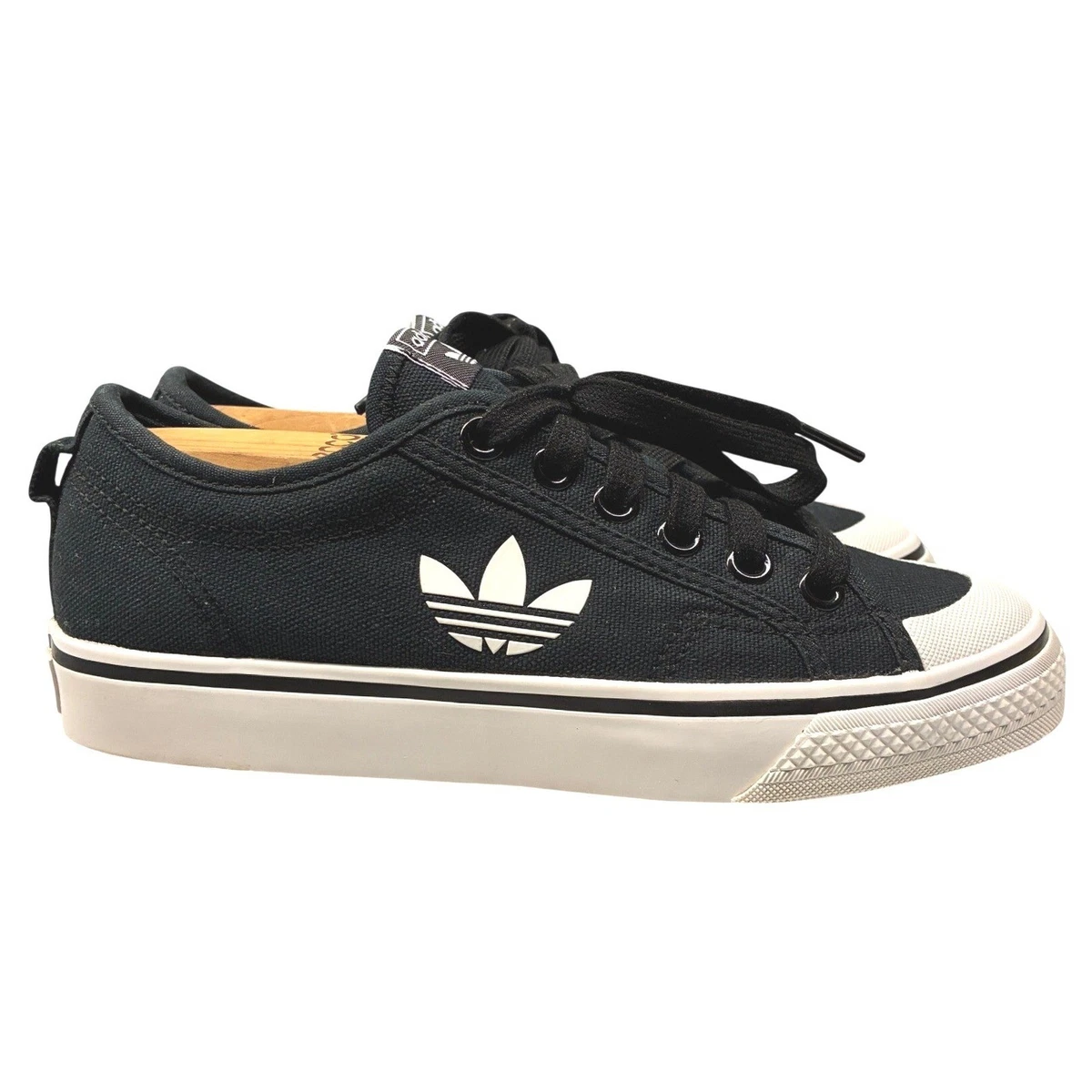 Adidas Nizza Trefoil White Black W for sale | eBay