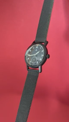 【美品】POBEDA/ビンテージ /MILITARY/メンズ/腕時計/ブラック Pobeda Pilot Soviet Mechanical Black Dial Vintage Watch Zim 1990s