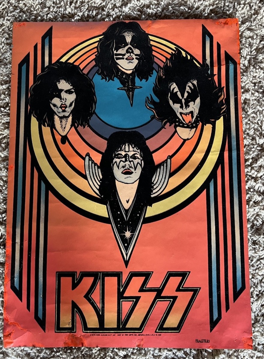 kissページ 1976 KISS Original Blacklight Poster 20” X 28” | eBay