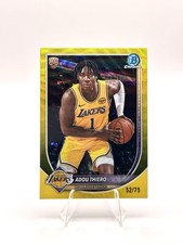 2025 Bowman Chrome Adou Thiero Rookie Yellow Refractor /75 Lakers