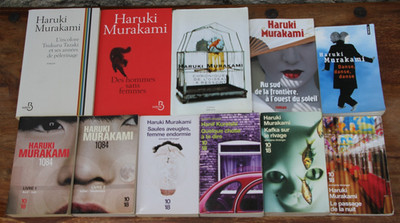 HARUKI MURAKAMI - SET MIT 11 BÜCHERN - ETWAS ZU SAGEN - BELFOND / 10/18 SEHR GUTER ZUSTAND