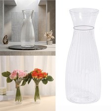 Transparent Flower Pot Clear Garden Decor Contemporary Design Easy Maintenance