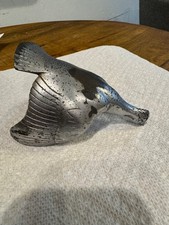 Ornement capot caille volante Ford modèle A et bouchon de radiateur chromé rabattable années 1920-30