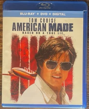 American Made Blu-ray DVD Movie Tom Cruise F6197