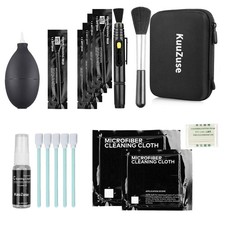 Professional DSLR Cleaning Kit with APS-Cleaning Swabs, Microfiber Cloths, Cl...