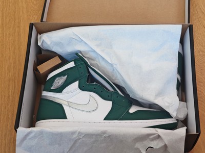 Air Jordan 1 Retro High OG, ''Gorge Green'', Größe 45, US 11, Neu