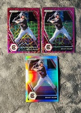 Brady Allen 2021 Prizm Draft Picks (2) Pink Velocity & Silver Holo Variation