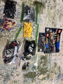 LEGO 76055 Killer Croc Sewer Smash Batman Figure Used 3/5 Mini Fig With Manual