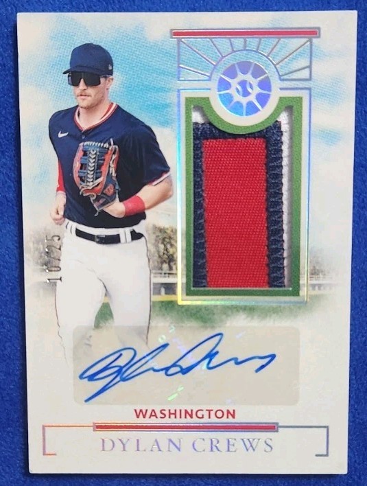 2024 Panini Boys of Summer Dylan Crews PMS-DC Holo Silver 10/25 Auto Patch