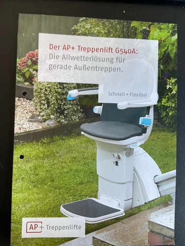 Treppenlift | AP+ G540a| außen | gerade | Schiene 3 meter | ungenutzt - Bild 4 von 5