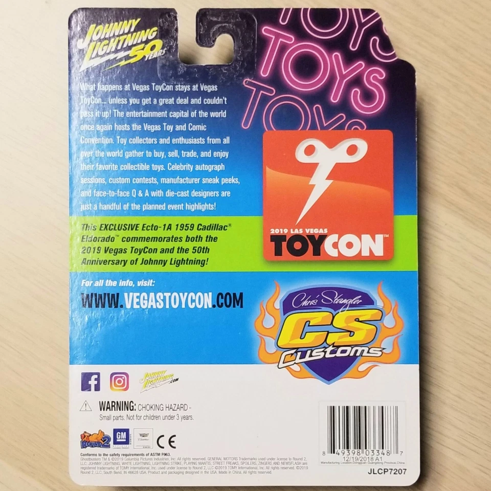 2019 Johnny Lightning Ghostbusters Ecto-1 Las Vegas NV ToyCon Ex Limited to 2496 - Image 2 of 2