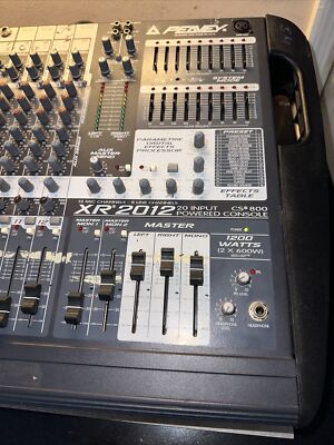 Peavey XR 2012 20 Input Powered Mixer w/ Effects Processor Power