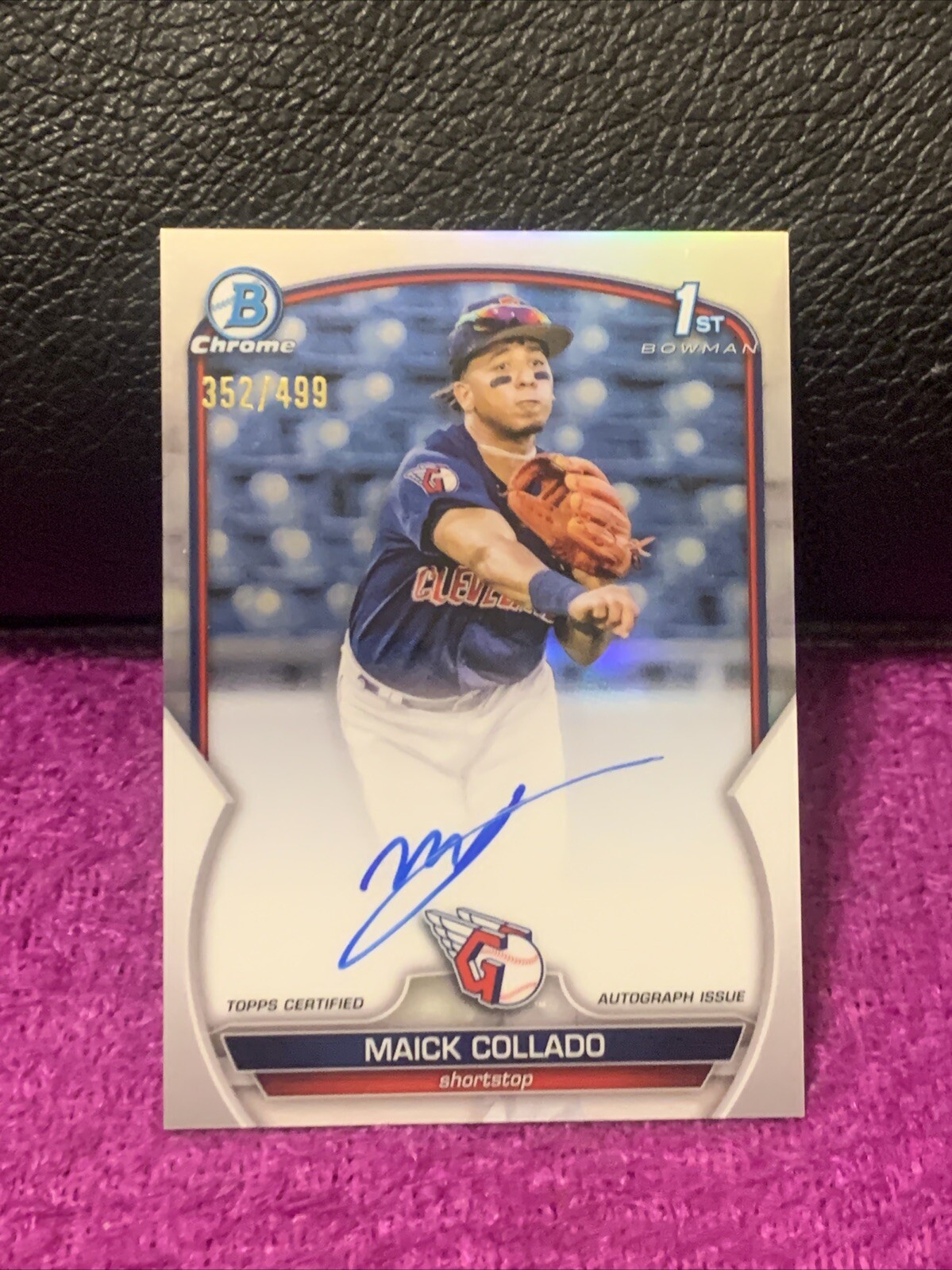 MAICK COLLADO 2023 TOPPS BOWMAN CHROME 1ST REFRACTOR AUTOGRAPH AUTO #'D /499