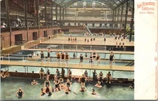 Sutro Baths San Francisco, CA California Charles Weidner Antique Postcard -P027