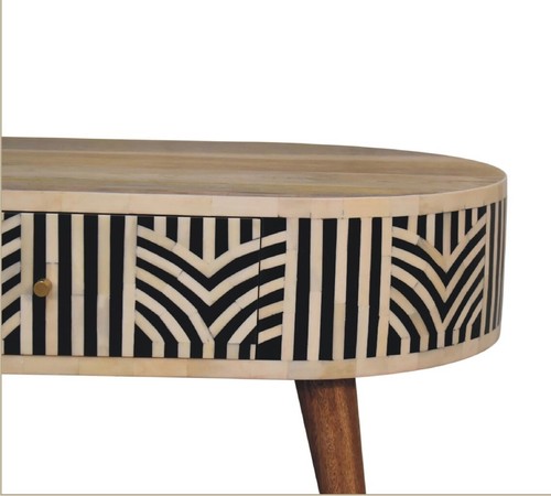 Edessa Bone Inlay Coffee Table - Picture 2 of 7