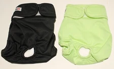 Wegreeco Dog Diapers MEDIUM Washable Reusable Puppy 2pk