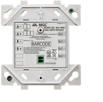 Mircom 4000 Relay Module Mircom MIX-4040 (4000 Series Dual Input Module) | eBay