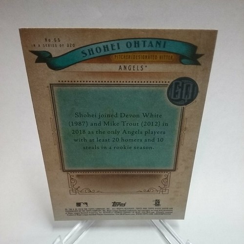 Shohei Ohtani Angels 2019 Topps Gypsy Queen #55 - Picture 3 of 3