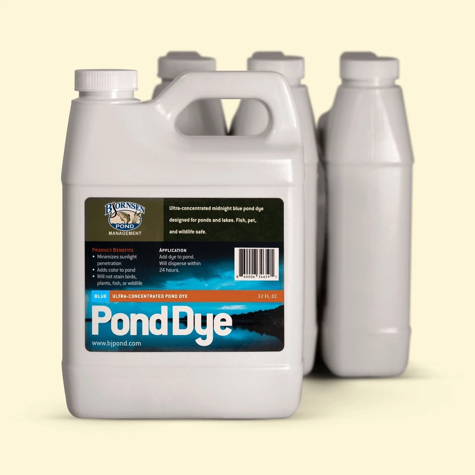 Ultra-Concentrated Pond Dye - Liquid - 1 qt - 4 pack -- Bjornsen Pond Management - Image 2 of 3