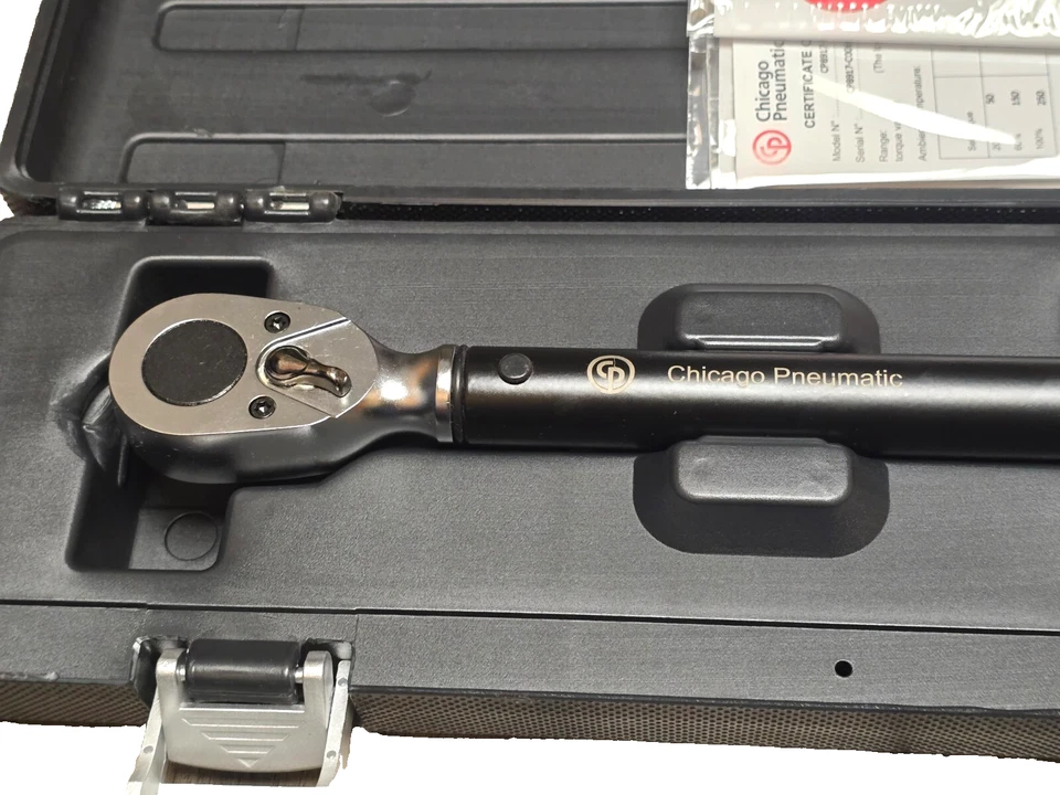 Nueva llave dinamométrica Chicago Pneumatic 1/2" PRO 50-250 pies-lbs #CP8917 Foto 2 de 4