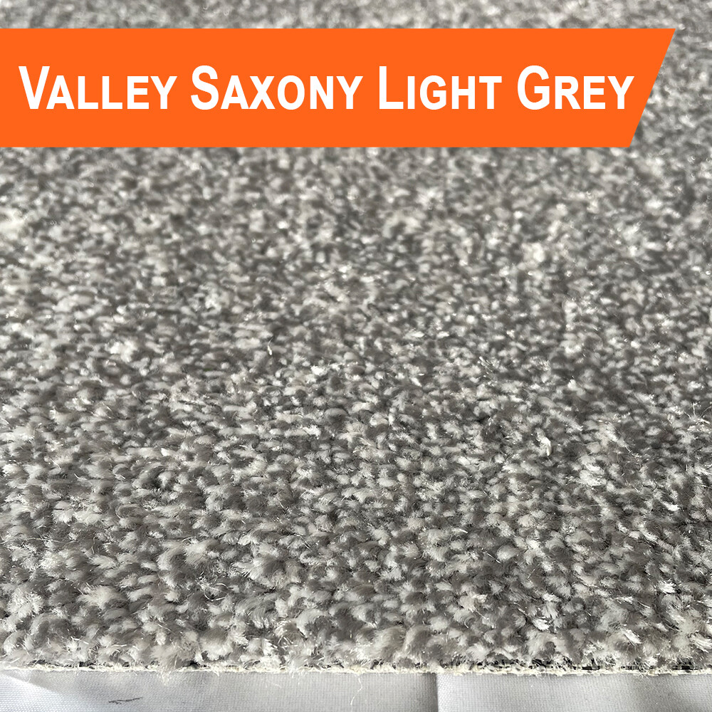 QUALITY SAXONY CARPET BLEACH CLEANABLE SOFT SAXONY CHOICE OF BEIGE