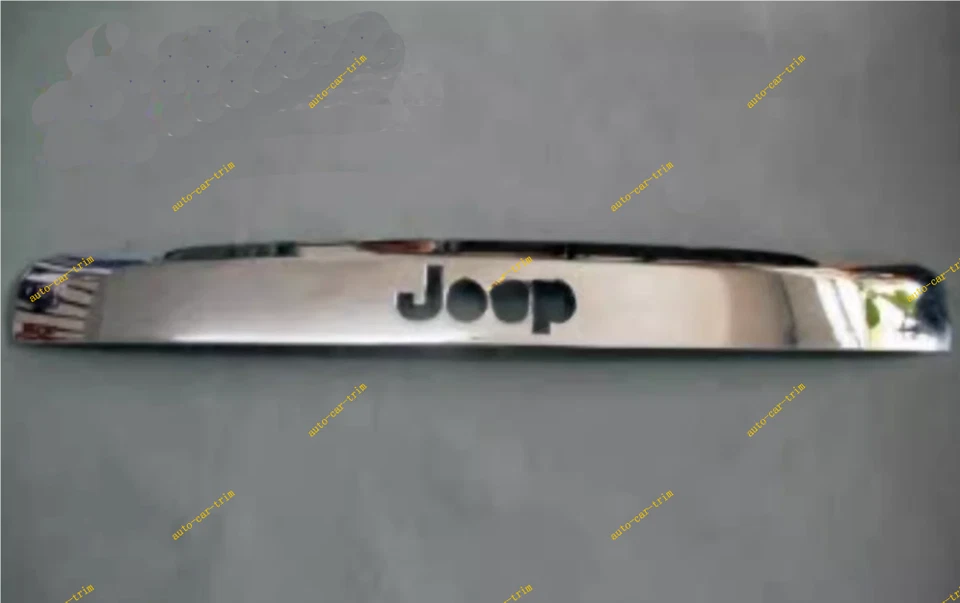 Tapa de maletero de puerta trasera cromada ABS para Jeep Patriot 2007-2017 Foto 4 de 4