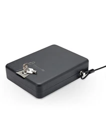 Hornady Steel Keyed TriPoint Lock Box, Portable Gun Lock Box,- XL, 10 x 8 x 3 in