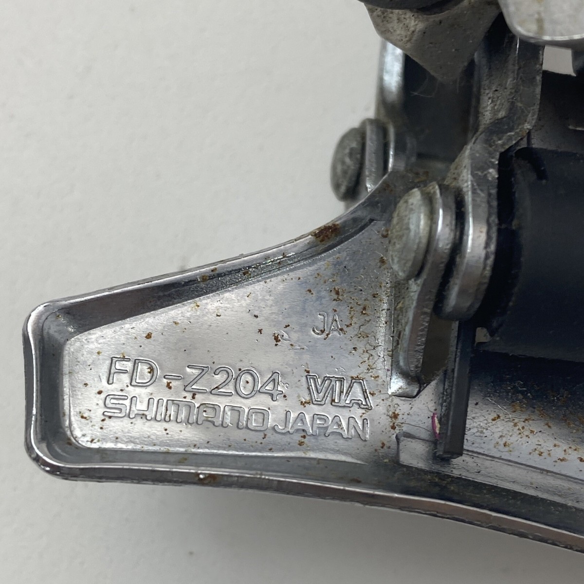 Vintage Shimano Front Rear Derailleur Set Clamp On Double TD-Z505