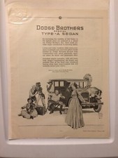 Lot of 2 Vintage 1926 Dodge Brothers Cars & C...