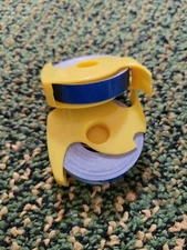 2 Labelon Embossing Tapes Blue 3/8" x 12 Ft. / New in Cartridge