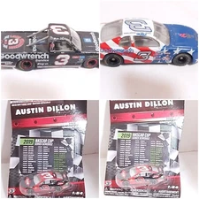 LOT OF 10 AUTHENTIC NASCAR RACING COLLECTABLES 1:64 DIE CAST CARS FAIR-GOOD COND