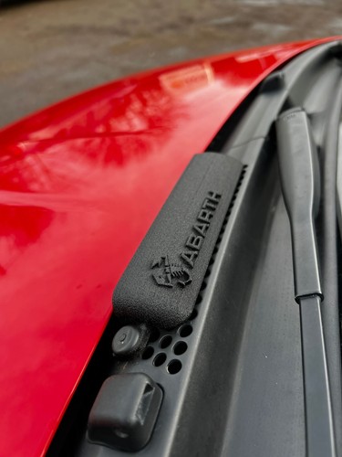 Abarth 595 3D printed Air Intake Scoop (For Forge FMINDF500 Air Intakes) – Black - Picture 5 of 6